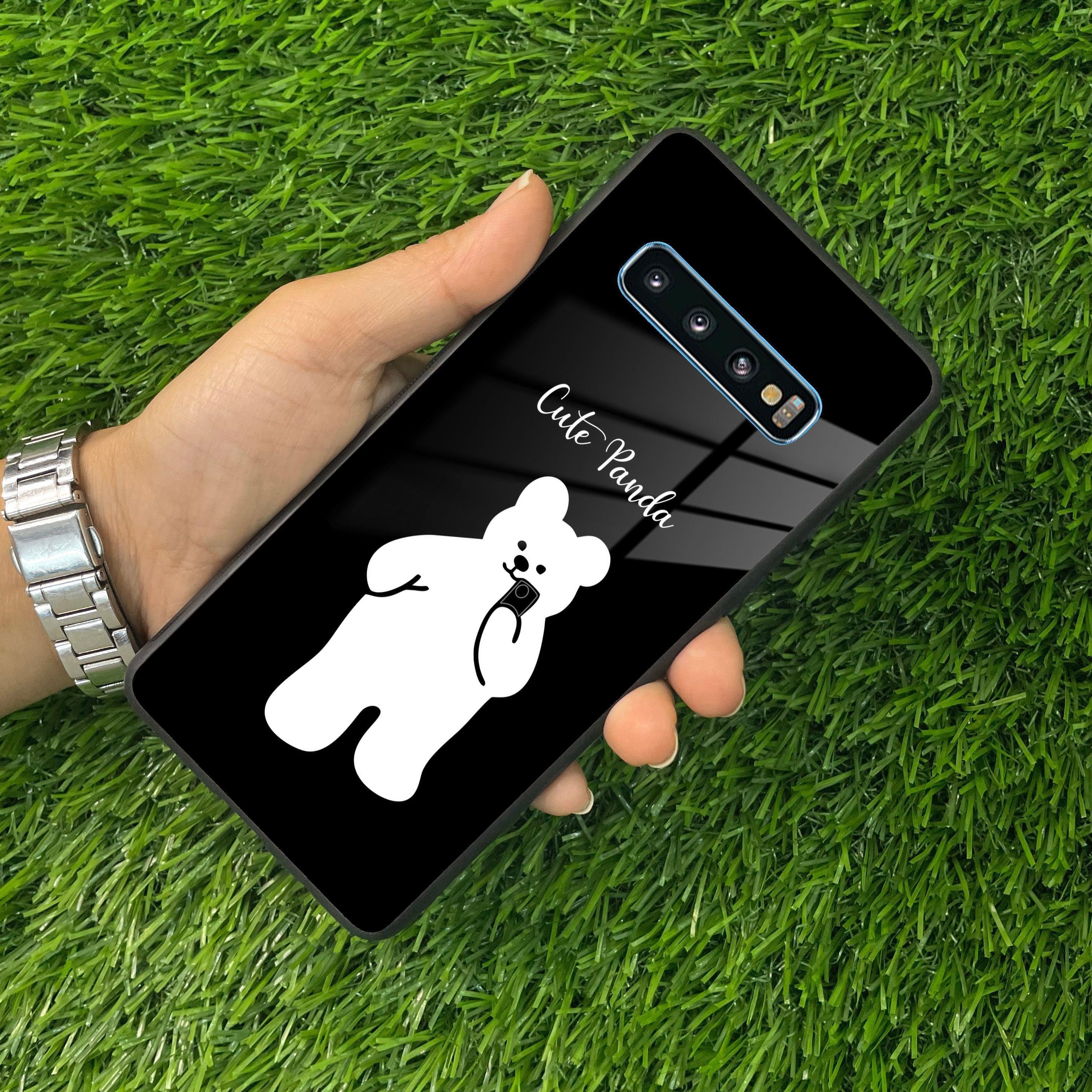 White Panda Glass Case Cover For Samsung - ShopOnCliQ