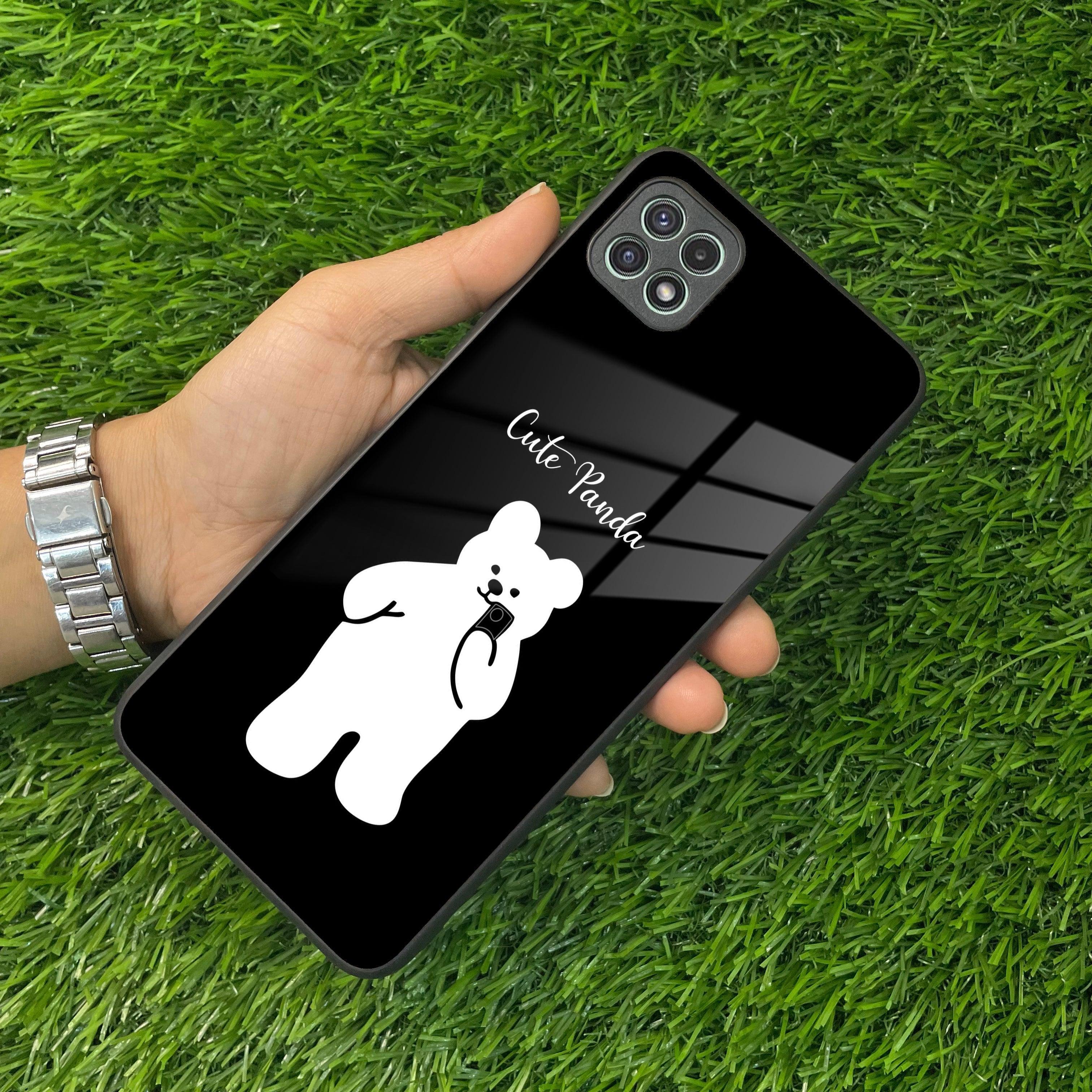 White Panda Glass Case Cover For Samsung - ShopOnCliQ