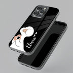 White Duck Glass Case Cover For iPhone - ShopOnCliQ
