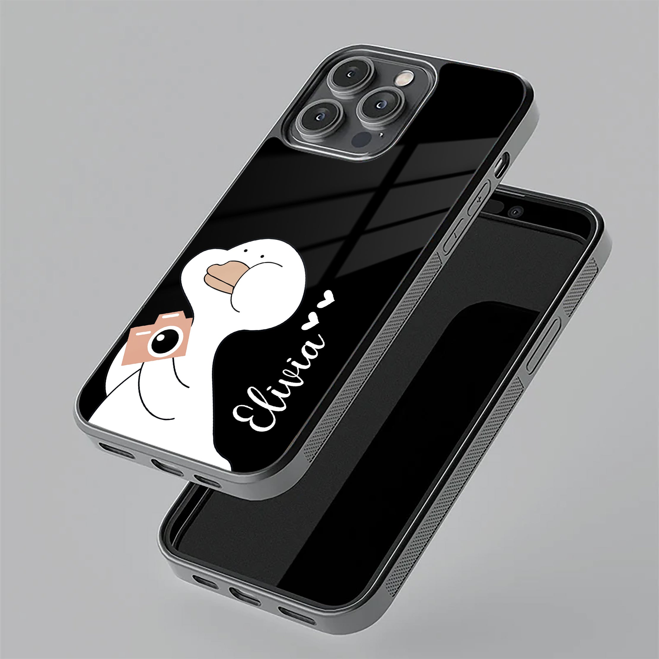 White Duck Glass Case Cover For OnePlus - ShopOnCliQ