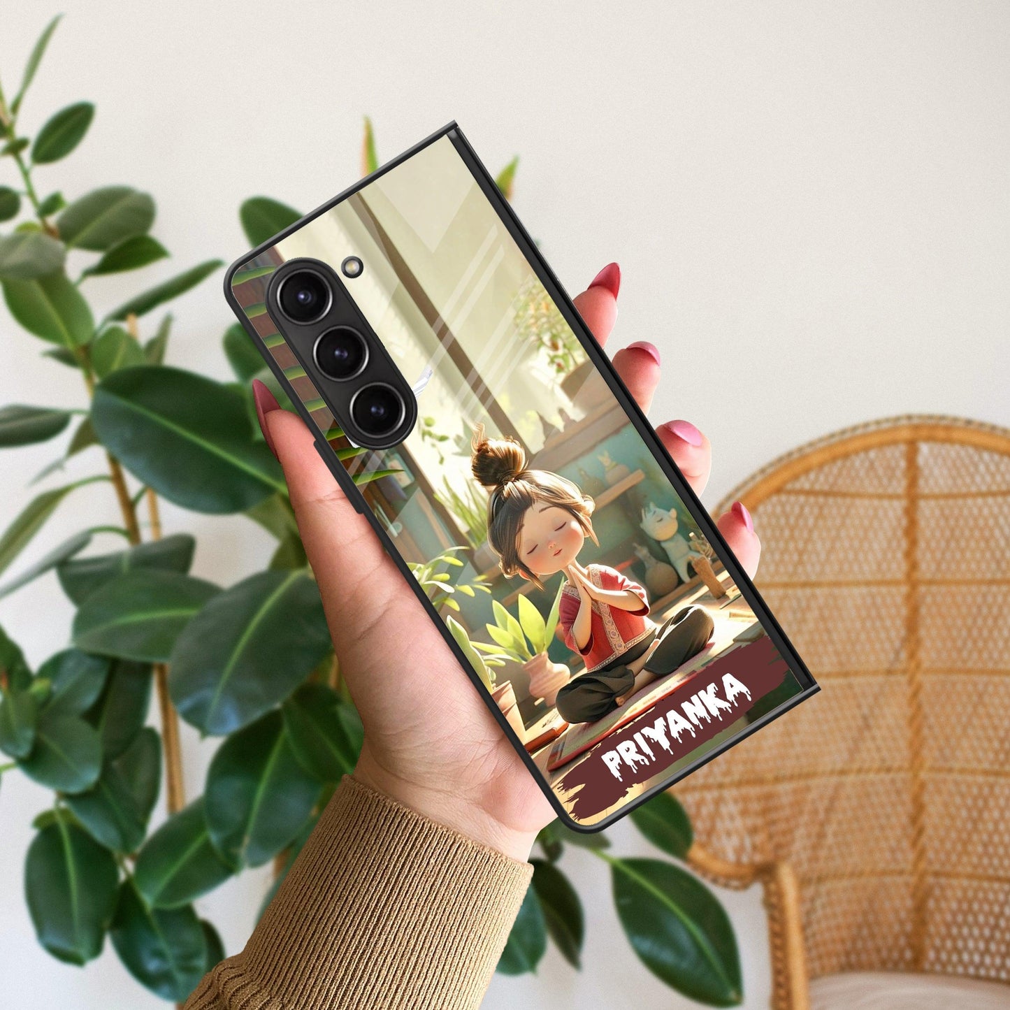 Yoga Glossy Metal Case Cover For Samsung