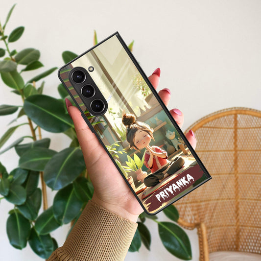 Yoga Glossy Metal Case Cover For Samsung