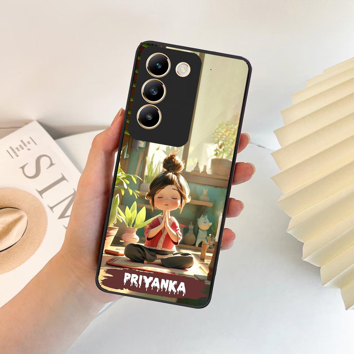 Yoga Glossy Metal Case Cover For Vivo