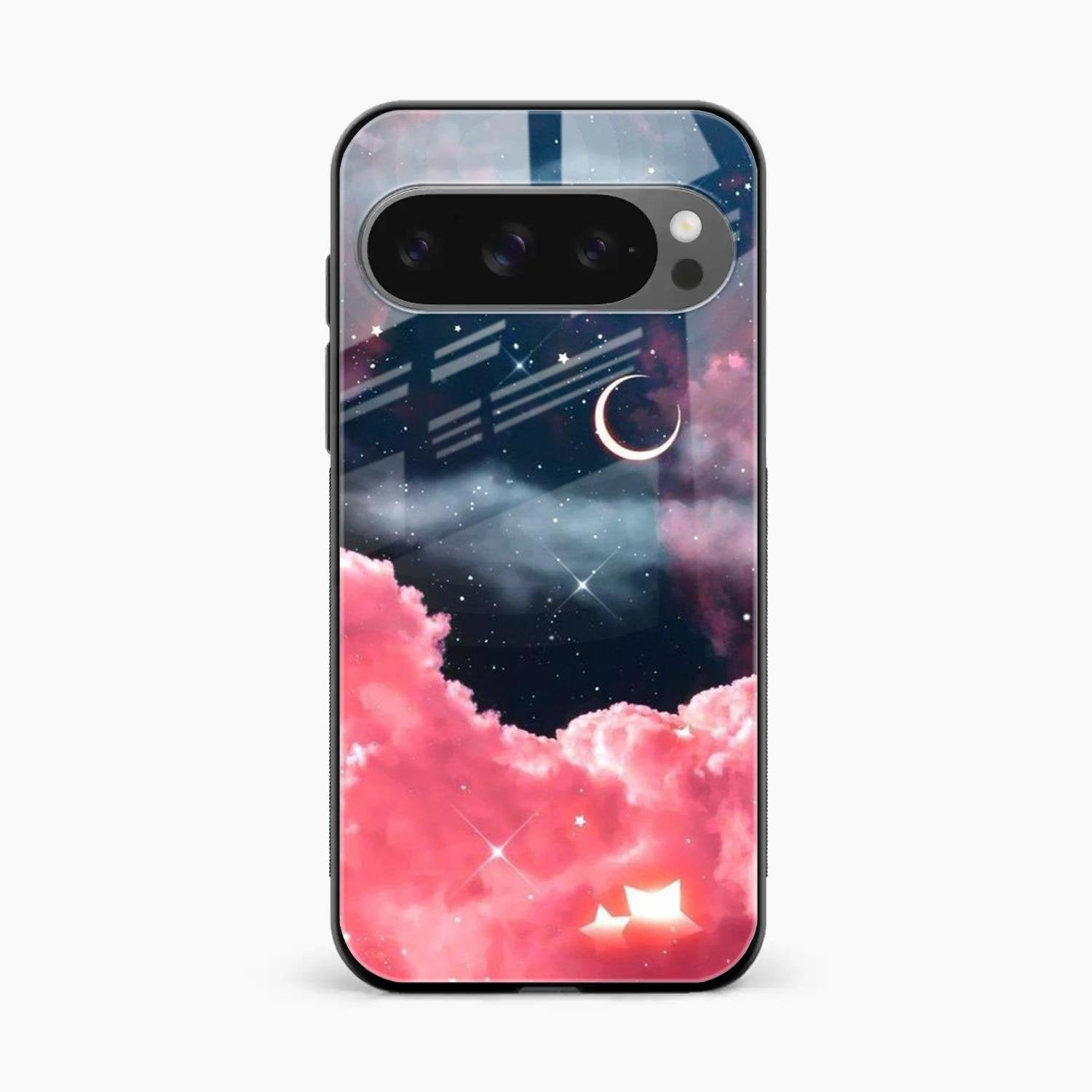 Aesthetic Cloud Glass Case Cover For Google Pixel 10 Pro
