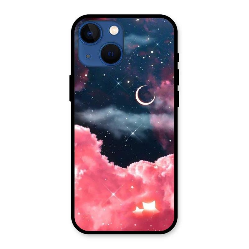 Aesthetic Cloud Glass Case Cover For iPhone 13 mini