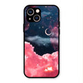 Aesthetic Cloud Glass Case Cover For iPhone 13