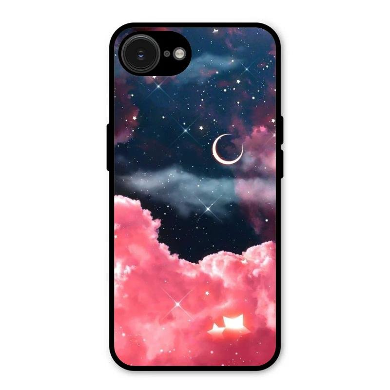 Aesthetic Cloud Glass Case Cover For iPhone 16e
