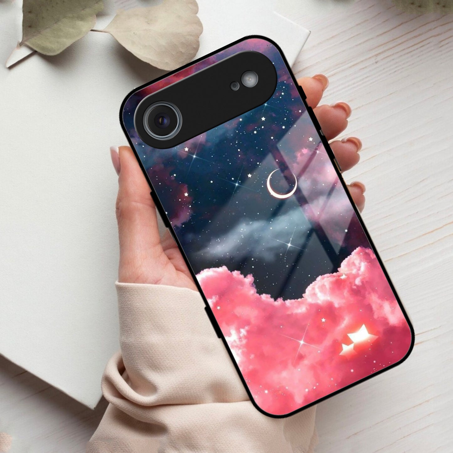 Aesthetic Cloud Glass Case Cover For iPhone