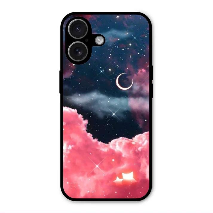 Aesthetic Cloud Glass Case Cover For iPhone 17