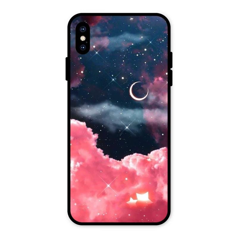 Aesthetic Cloud Glass Case Cover For iPhone XS Max