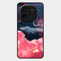 Aesthetic Cloud Glass Case Cover For Iqoo 12 5G