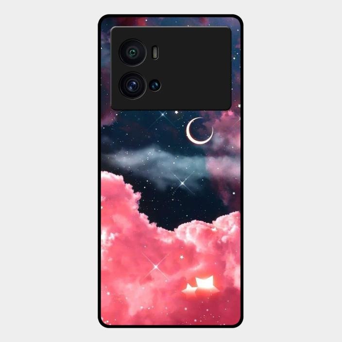 Aesthetic Cloud Glass Case Cover For Iqoo 9 Pro 5G