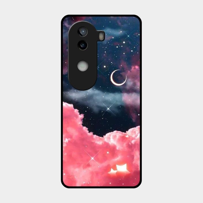 Aesthetic Cloud Glass Case Cover For Iqoo Z9S 5G