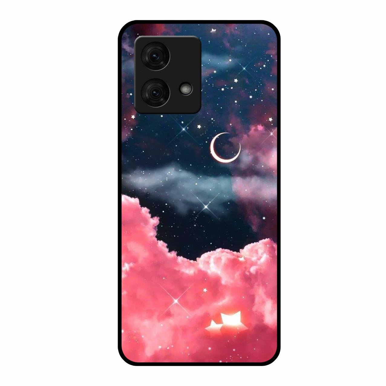 Aesthetic Cloud Glass Case Cover For Motorola g84 5G