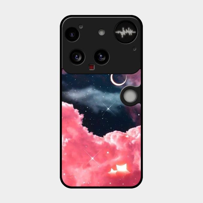 Aesthetic Cloud Glass Case Cover For Nothing Phone 3 5G