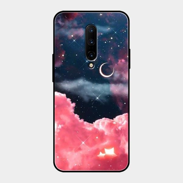 Aesthetic Cloud Glass Case Cover For Oneplus 7 Pro