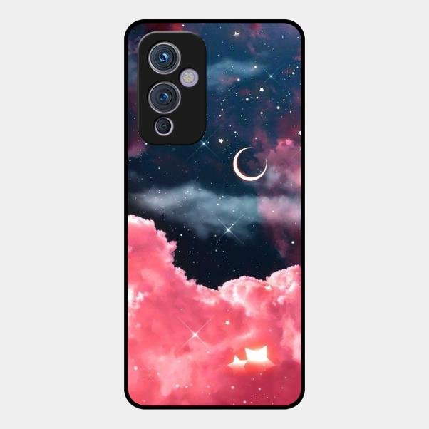Aesthetic Cloud Glass Case Cover For Oneplus 9 5G