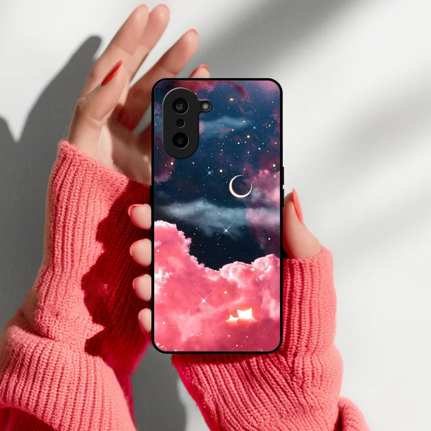 Aesthetic Cloud Glass Case Cover For OnePlus