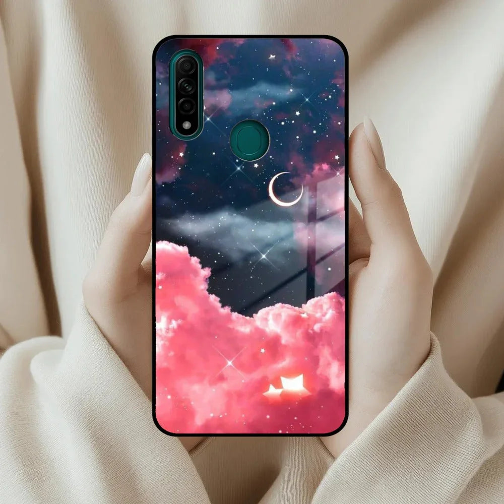 Aesthetic Cloud Glass Case Cover For Oppo - ShopOnCliQ