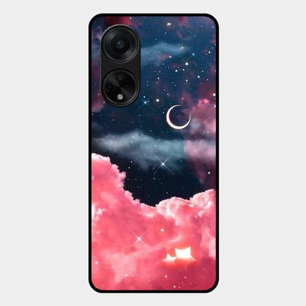 Aesthetic Cloud Glass Case Cover For Oppo F23 5G