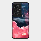 Aesthetic Cloud Glass Case Cover For Oppo F25 Pro 5G