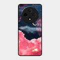 Aesthetic Cloud Glass Case Cover For Oppo F27 Pro Plus 5G