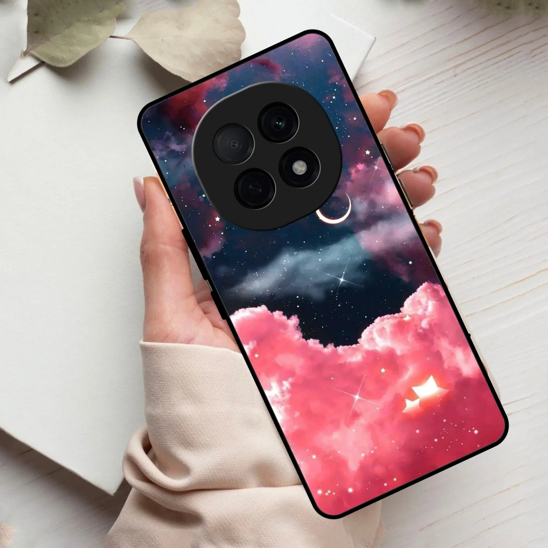 Aesthetic Cloud Glass Case Cover For Oppo - ShopOnCliQ