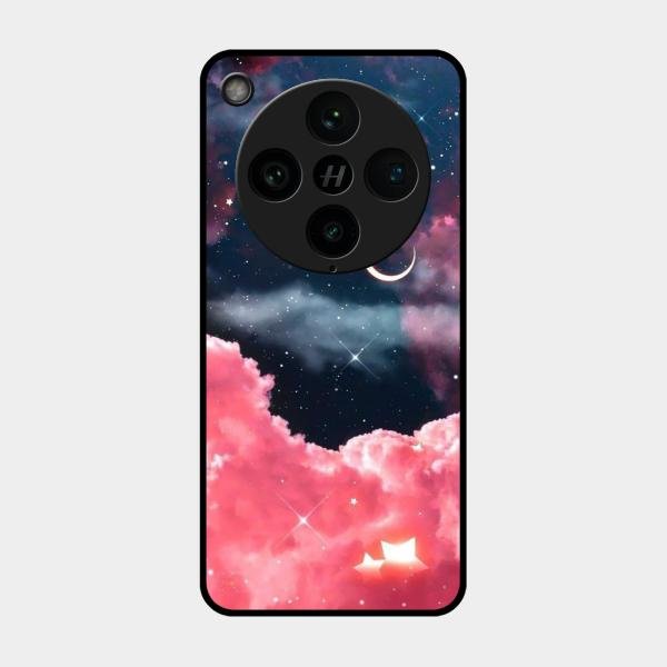 Aesthetic Cloud Glass Case Cover For Oppo Find X8 Pro 5G