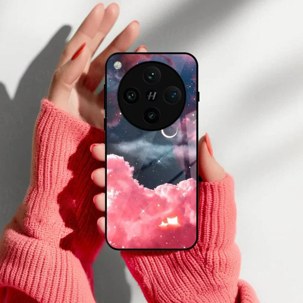 Aesthetic Cloud Glass Case Cover For Oppo - ShopOnCliQ