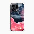 Aesthetic Cloud Glass Case Cover For Oppo Find X9 5G