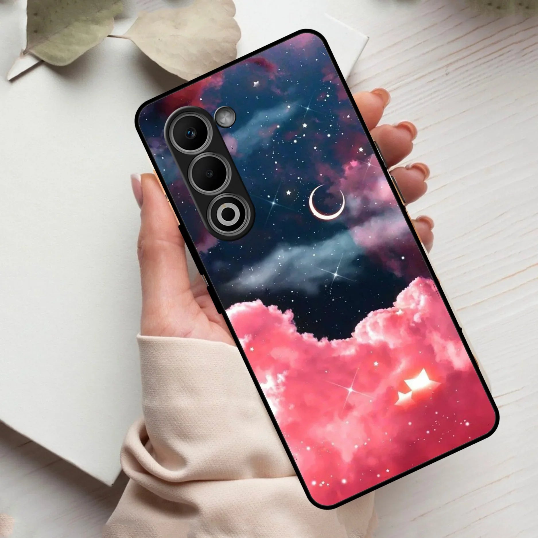 Aesthetic Cloud Glass Case Cover For Oppo - ShopOnCliQ