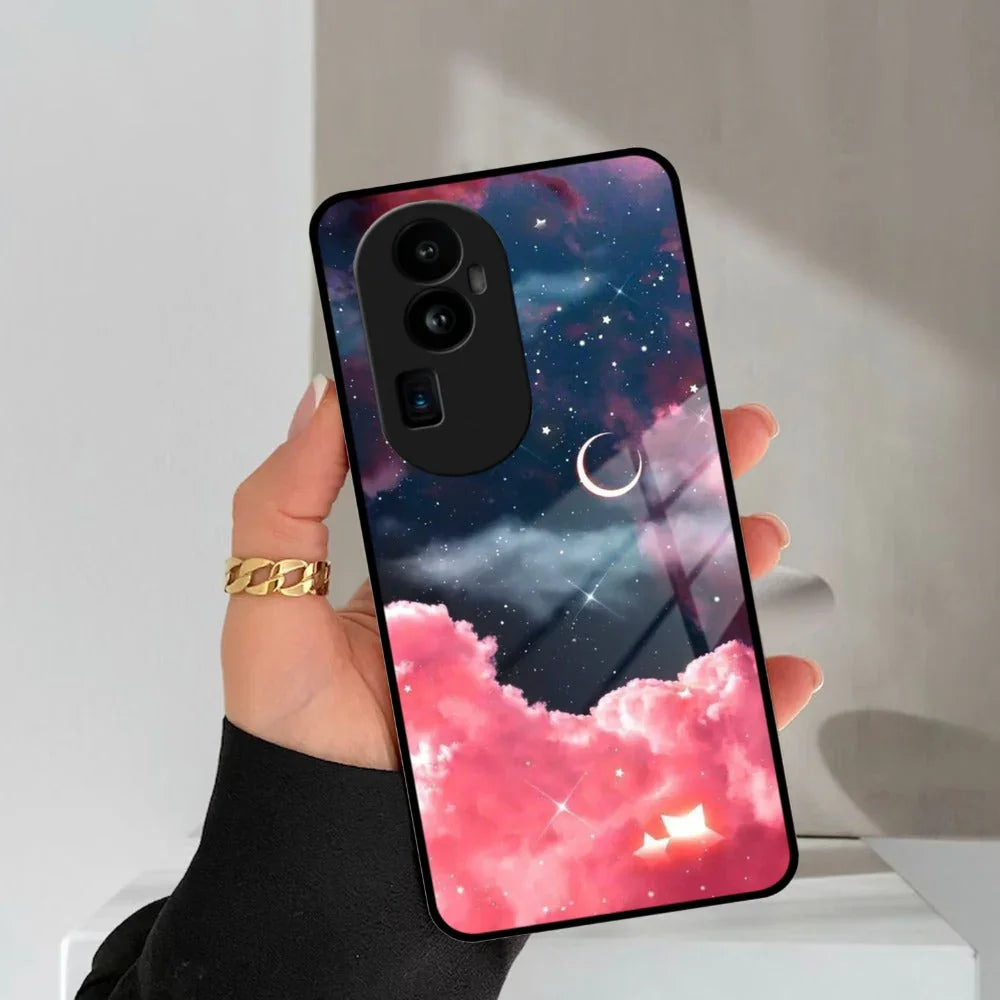 Aesthetic Cloud Glass Case Cover For Oppo - ShopOnCliQ