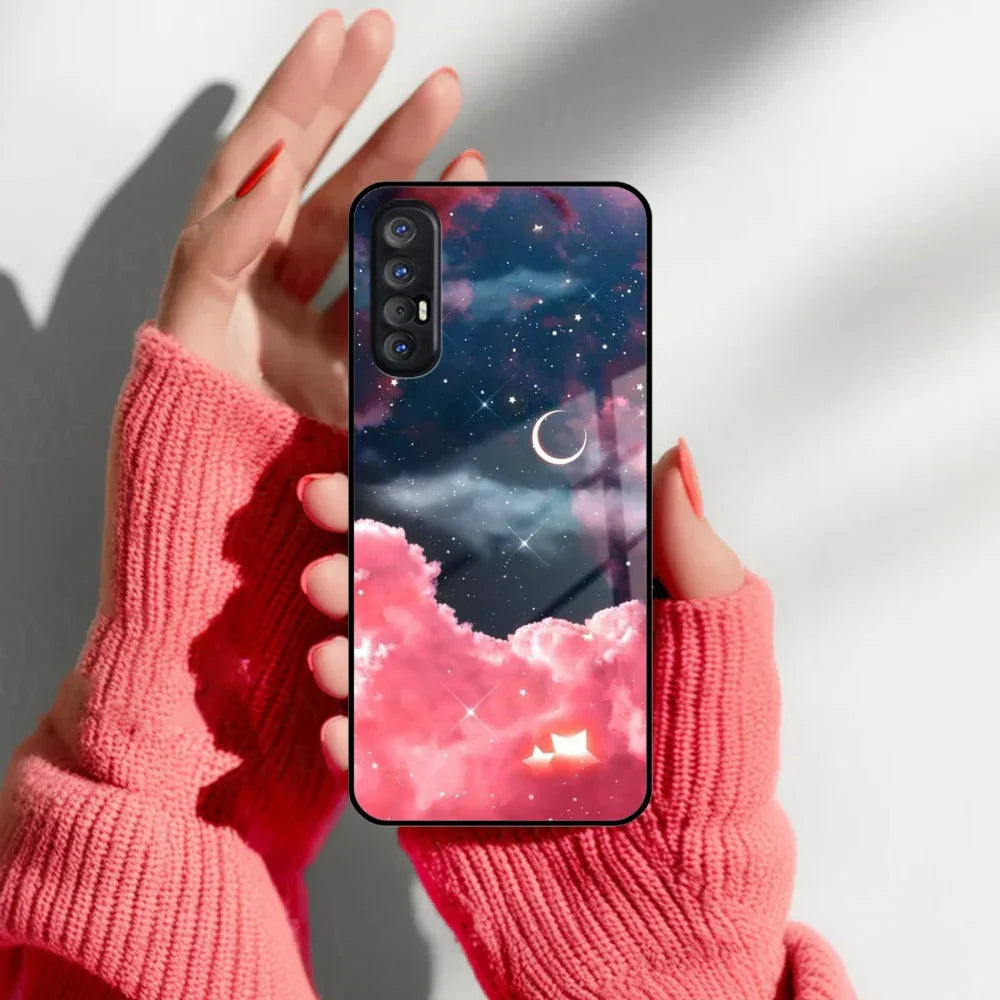 Aesthetic Cloud Glass Case Cover For Oppo - ShopOnCliQ