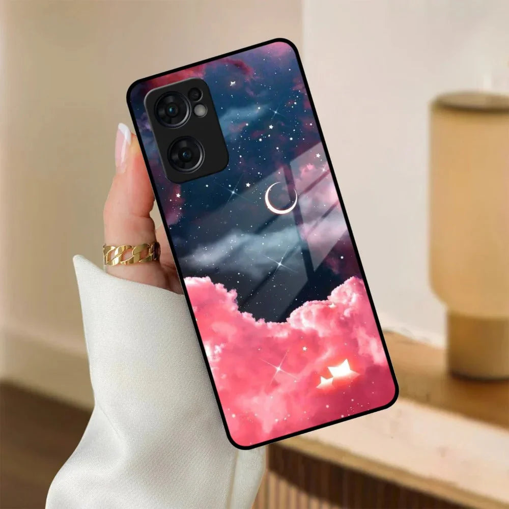 Aesthetic Cloud Glass Case Cover For Oppo - ShopOnCliQ