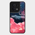 Aesthetic Cloud Glass Case Cover For Oppo Reno 8 5G