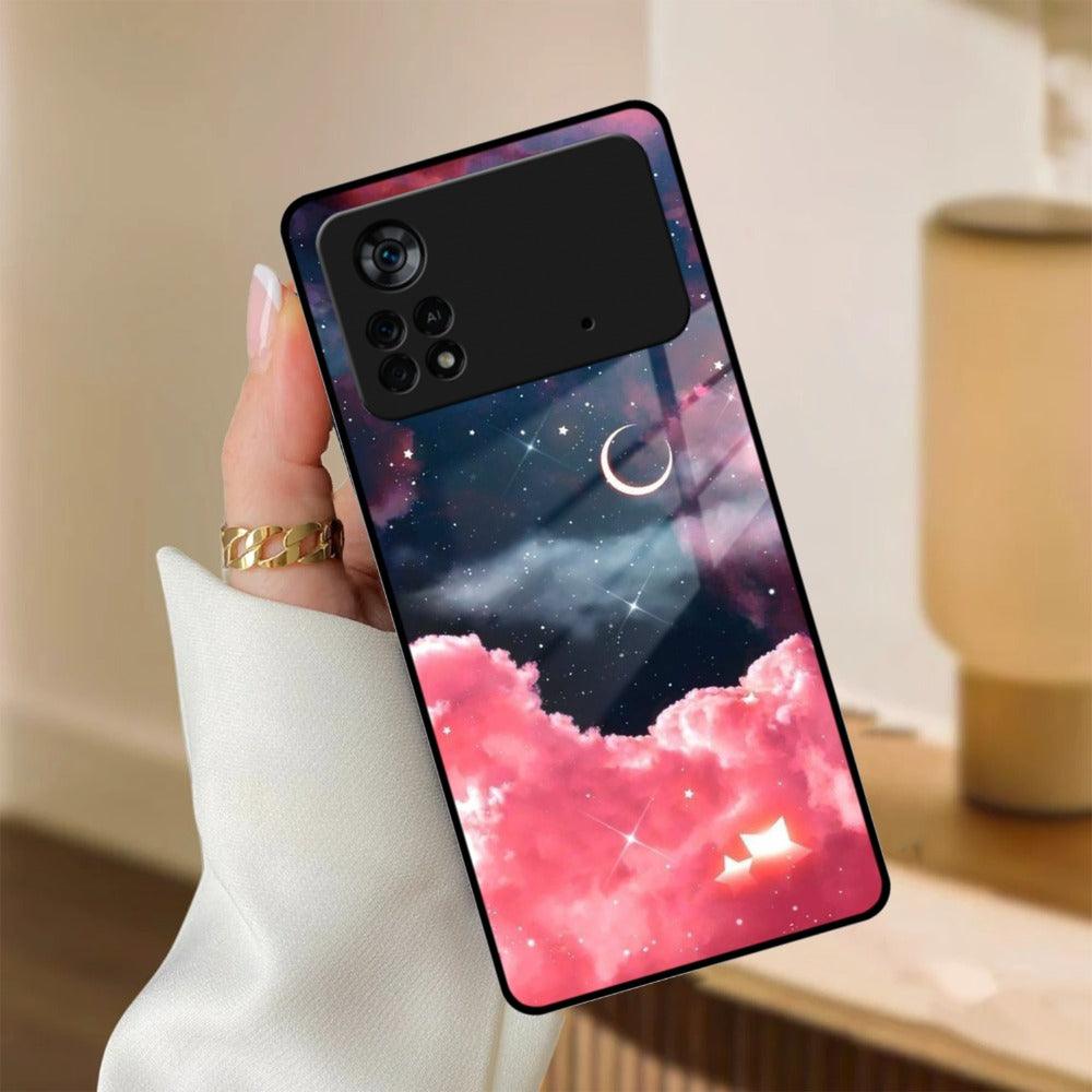 Aesthetic Cloud Glass Case Cover For Poco - ShopOnCliQ