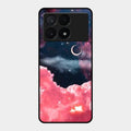 Aesthetic Cloud Glass Case Cover For Poco X6 Pro 5G