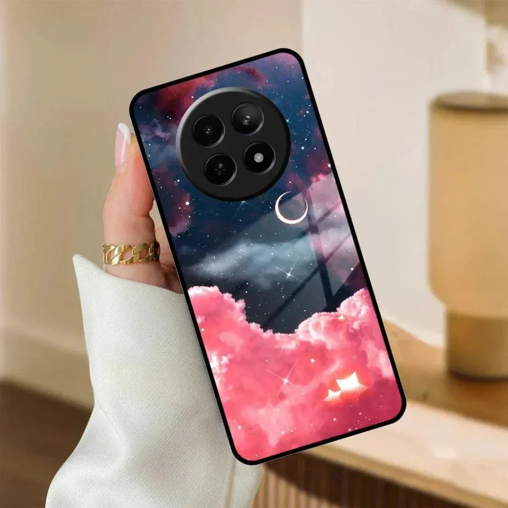 Aesthetic Cloud Glass Case Cover For Realme/Narzo - ShopOnCliQ