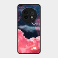 Aesthetic Cloud Glass Case Cover For Realme 13 Plus 5G
