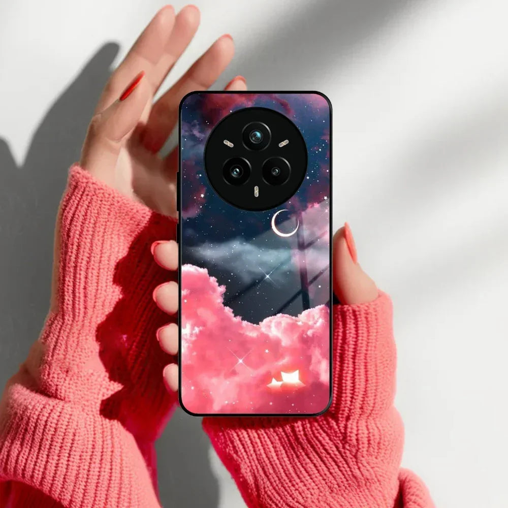 Aesthetic Cloud Glass Case Cover For Realme/Narzo - ShopOnCliQ