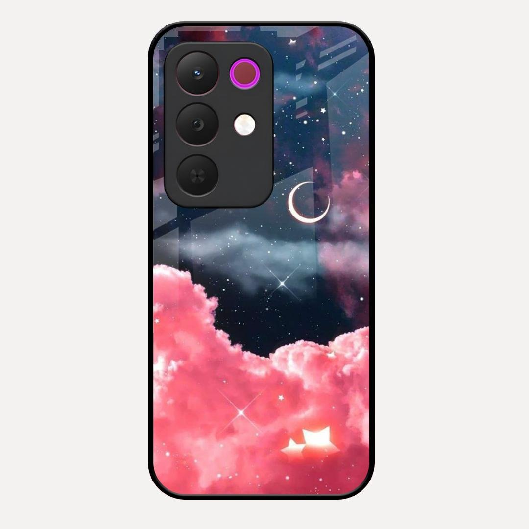 Aesthetic Cloud Glass Case Cover For Realme 15X 5G