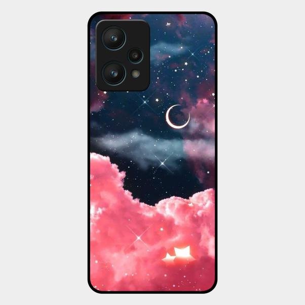 Aesthetic Cloud Glass Case Cover For Realme 9 Pro 5G