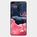 Aesthetic Cloud Glass Case Cover For Redmi 9 Prime