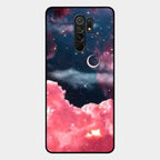 Aesthetic Cloud Glass Case Cover For Redmi 9 Prime
