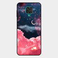 Aesthetic Cloud Glass Case Cover For Redmi Note 10 Lite