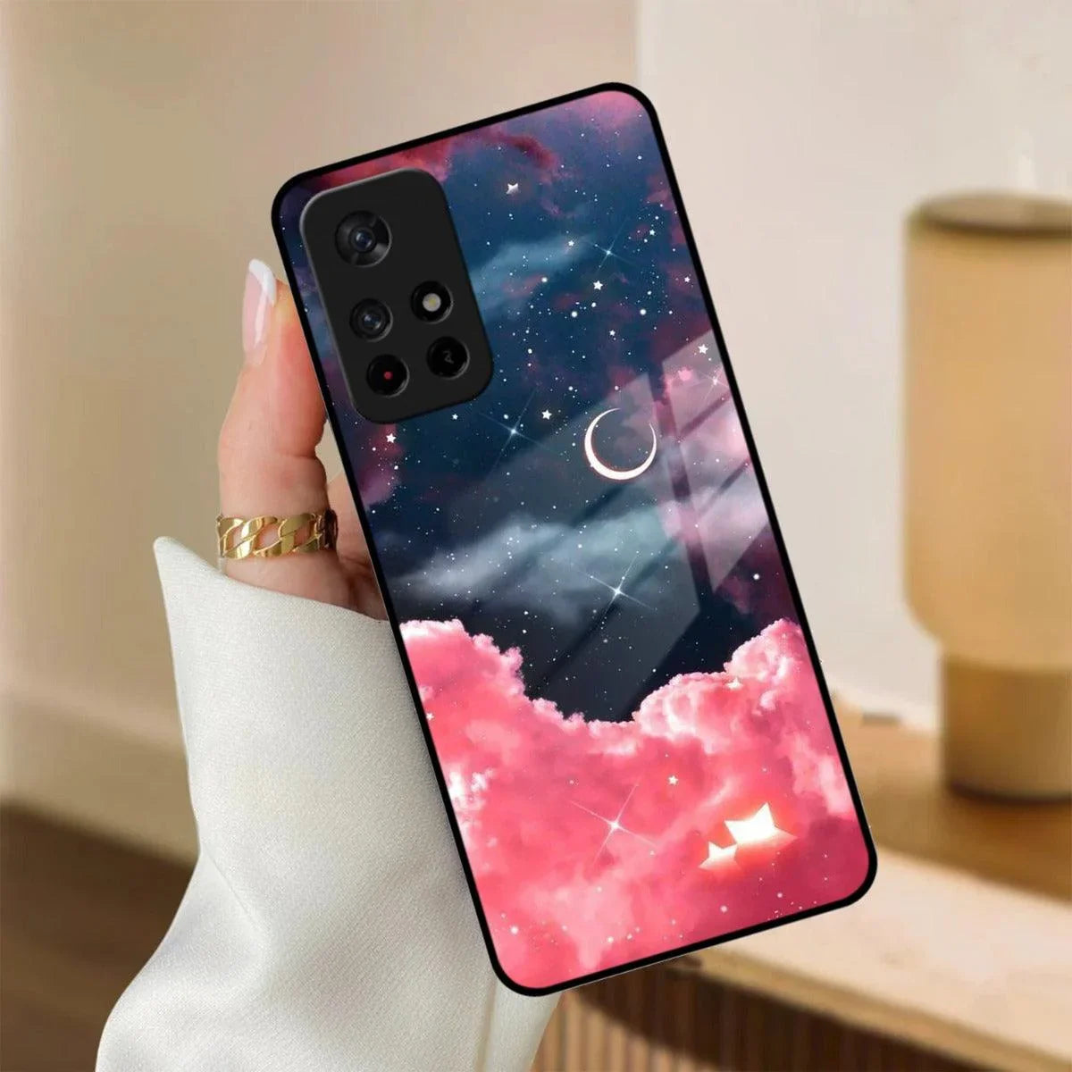 Aesthetic Cloud Glass Case Cover For Redmi/Xiaomi - ShopOnCliQ