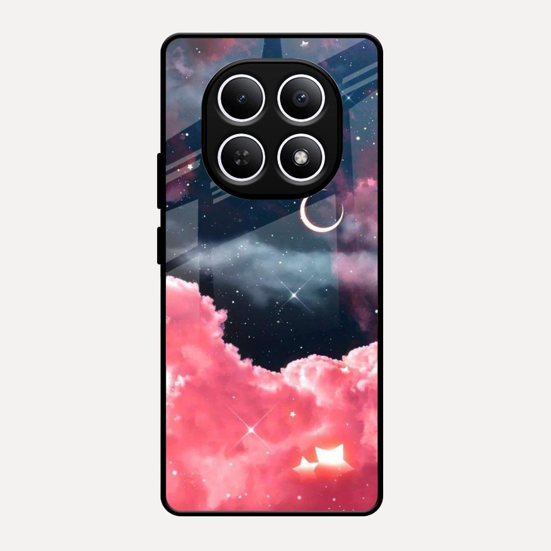Aesthetic Cloud Glass Case Cover For Redmi Note 15 5G