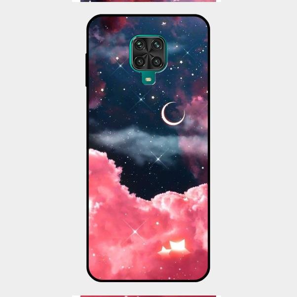 Aesthetic Cloud Glass Case Cover For Redmi Note 9 Pro
