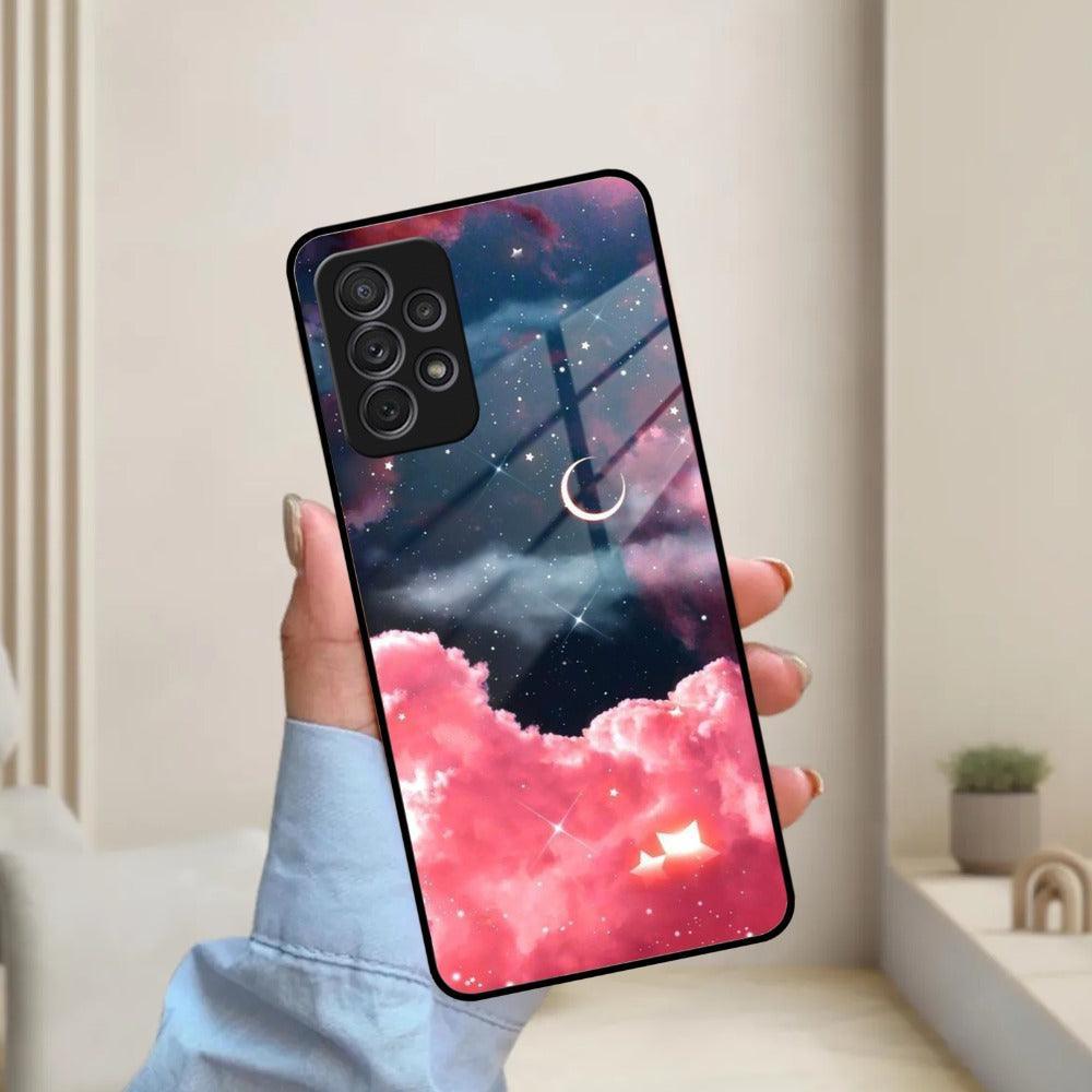 Aesthetic Cloud Glass Case Cover For Samsung