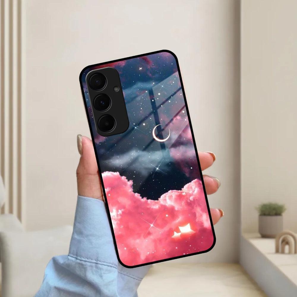 Aesthetic Cloud Glass Case Cover For Samsung